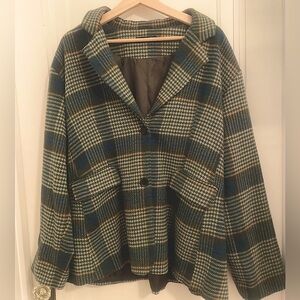 Houndstooth Blazer / Jacket. Size Large.